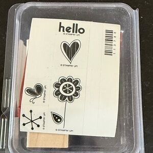 UNUSED Vintage Flower Rubber Stamps | Stampin’ Up 1999